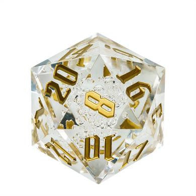 Foam Brain Games 55mm Titan D20 - Sharp Edge Bubbles